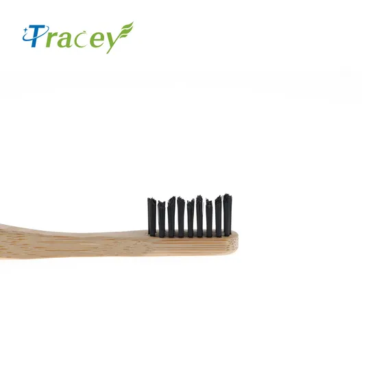 Wholesale Popular BPA Free Vegan Friendly Antibacterial100% Biodegradable Charcoal Handle Wooden Eco-Friendly Bamboo Toothbrush