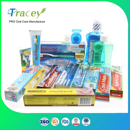 Triple Action /Triple Protection /3 Color Double Color Mint Customized Toothpaste Dentifrice